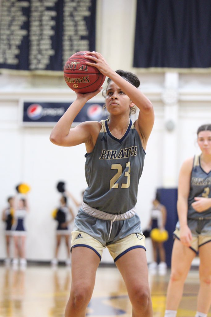 Mychaell Gray (23) shoots a free throw. Photo by Nick Dailey